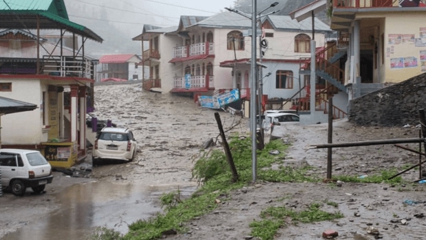 At least four people have reportedly died and over 50 have been labelled missing after a powerful cloudburst triggered flash floods in Uttarkashi’s Dharali village, around 4 km from the Indian Army camp at Harsil, at approximately 1:45 pm on Tuesday. Videos shared online show a giant wave of water gushing through the area, submerging buildings along the path.