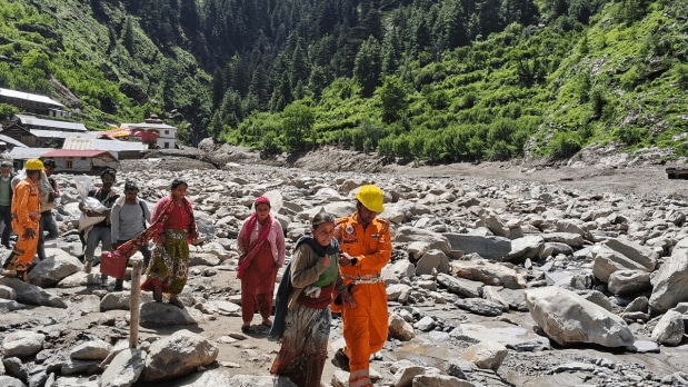 Uttarakashi district in Uttarakhand was hit with devastating flash floods on August 6 that led to widespread destruction and left hundreds of residents stranded. In response, a massive rescue operation was launched involving the Indian Army’s Ibex Brigade, National Disaster Response Force (NDRF), State Disaster Response Force (SDRF), Indo-Tibetan Border Police (ITBP), and local volunteers. These teams worked tirelessly to rescue more than 400 people, airlift others to safety, and provide relief to affected communities. (Photo source: PTI)