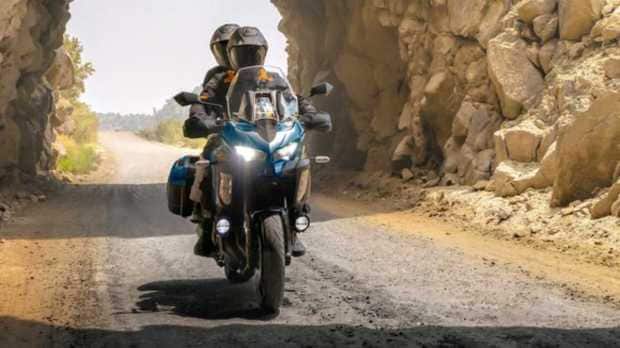 The motorcycle gets long travel suspension and a host of electronic aids.