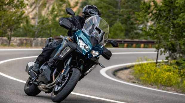 Powering the Versys 1100 is a 133bhp in-line four mill. a