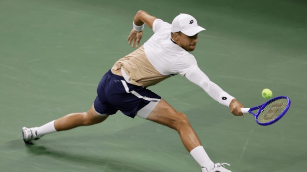Bonzi was on course to seal a huge upset on Sunday (August 24) on the opening day of the tournament as he won the first two sets by a margin of 6-3 and 7-5. (Photo Source: Associated Press)
