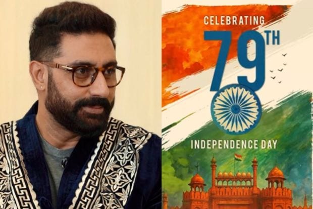 Son of Big B and now a director, Abhishek Bachchan shared a small clip on Instagram wishing his viewers the 79th Independence Day 2025. 
