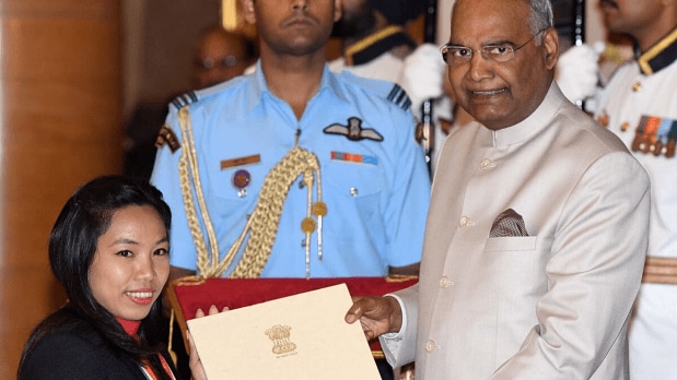  India has honored Mirabai Chanu with the prestigious Rajiv Gandhi Khel Ratna and Padma Shri awards, reflecting her impact not only as an athlete but as a symbol of national pride. (Photo Source: PTI)
