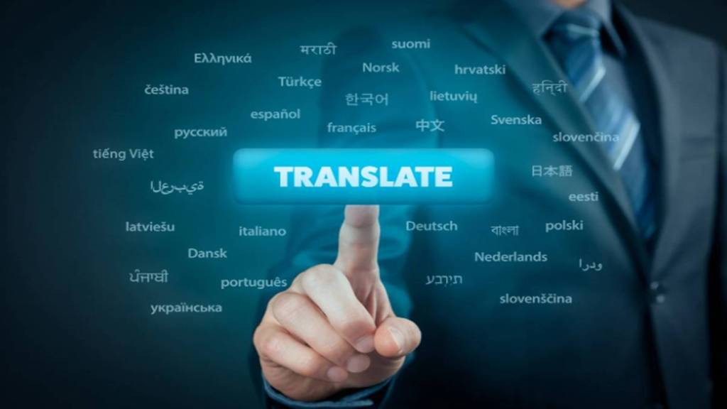 AI-based language translation