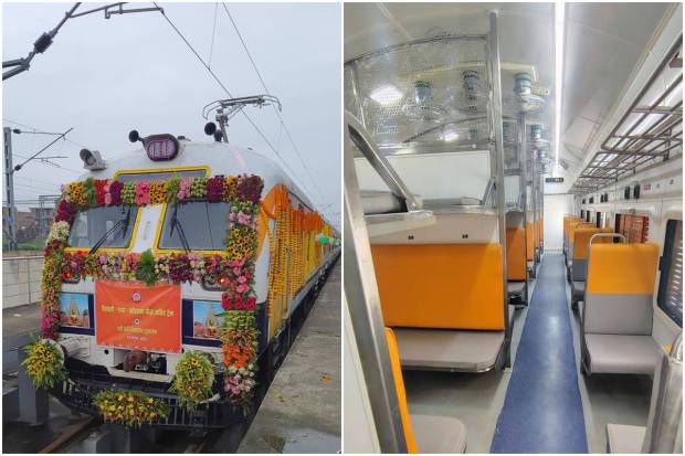 PM Modi flagged off Amrit Bharat Express (Gaya-Delhi) and Buddhist Circuit Train (Vaishali-Koderma). (Photo source: X@RailMinIndia)