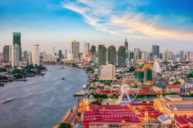 Bangkok, Thailand: Property prices have increased by 9.1%, uplifted by post-pandemic tourism recovery. (Photo source: Canva)