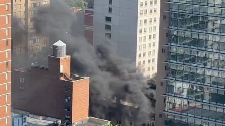 Explosion rocks New York as thick black smoke blankets Manhattan neighborhood