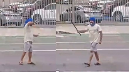 Video shows Sikh man carrying machete, performing ‘Gatka’ on road in US; shot dead by LA police later Video shows Sikh man carrying machete, performing ‘Gatka’ on road in US; shot dead by LA police later
