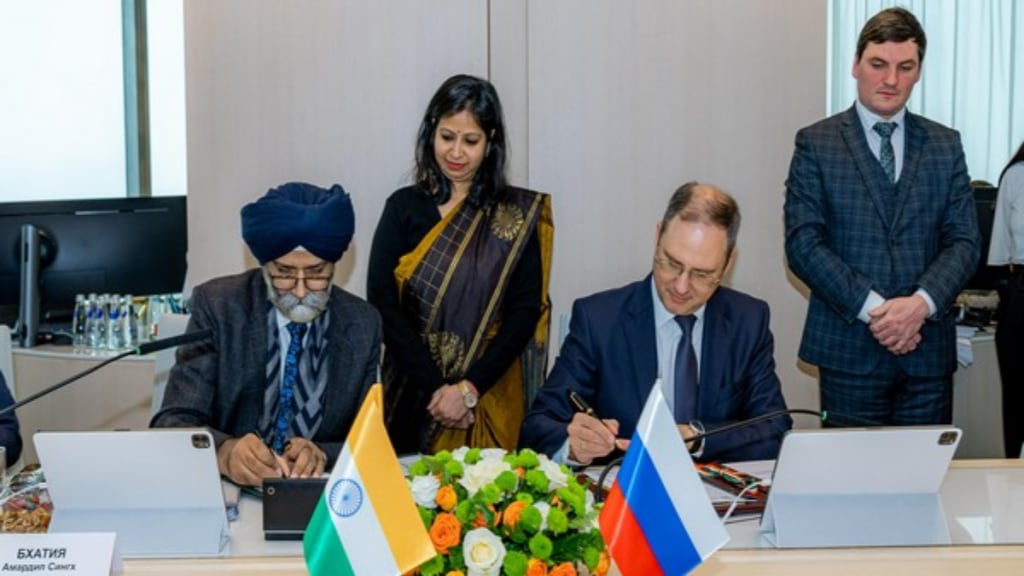 The meeting concluded with the signing of the Protocol of the 11th Session by both co-chairs, reaffirming the strategic India-Russia partnership. The meeting concluded with the signing of the Protocol of the 11th Session by both co-chairs, reaffirming the strategic India-Russia partnership.