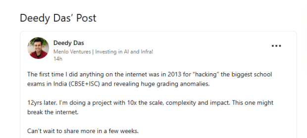 Debarghya Das, deedy das, cbse paper hack, icse exam results, results hack, icse 2013 hack, isc results 2013 hack