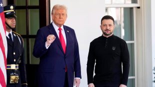 Donald Trump had met with Volodymyr Zelenskyy at the White House in February (Photo: AP)