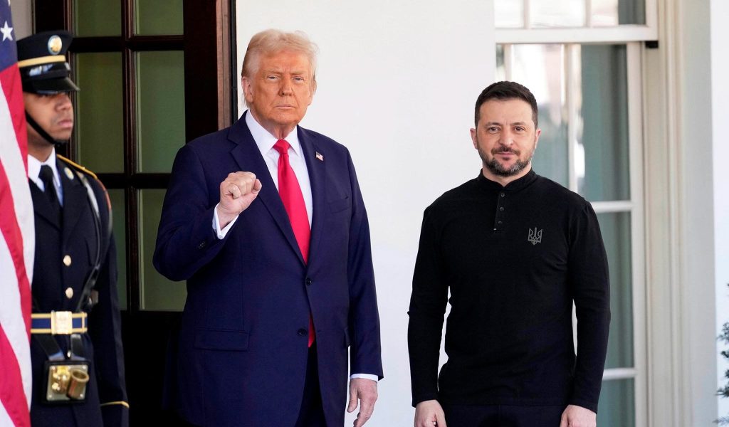 Donald Trump had met with Volodymyr Zelenskyy at the White House in February (Photo: AP)