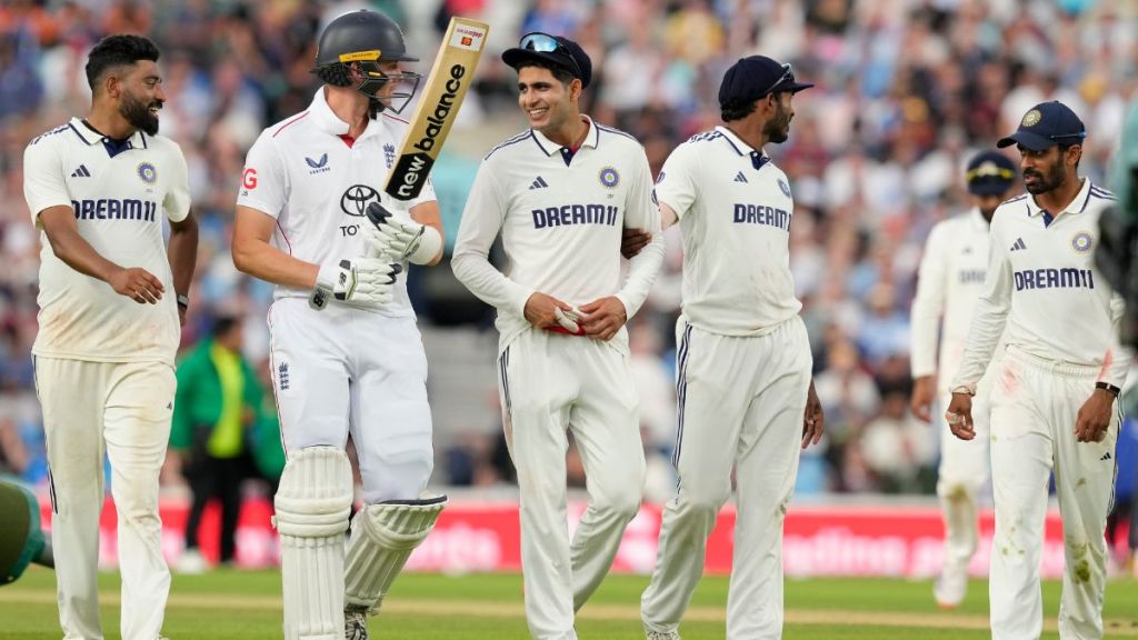 India vs England (IND vs ENG) Highlights: Mohammed Siraj and Prasidh Krishna delivered a masterclass in pace bowling as India clinched a nail-biting 6-run win over England in a high-octane Test match.