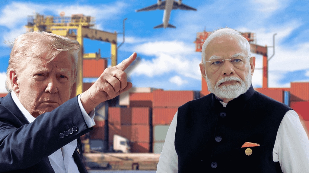 Trump's Tariffs and Russia Stance: A Reality Check on India's Global Aspirations. (Image Source: Canva)