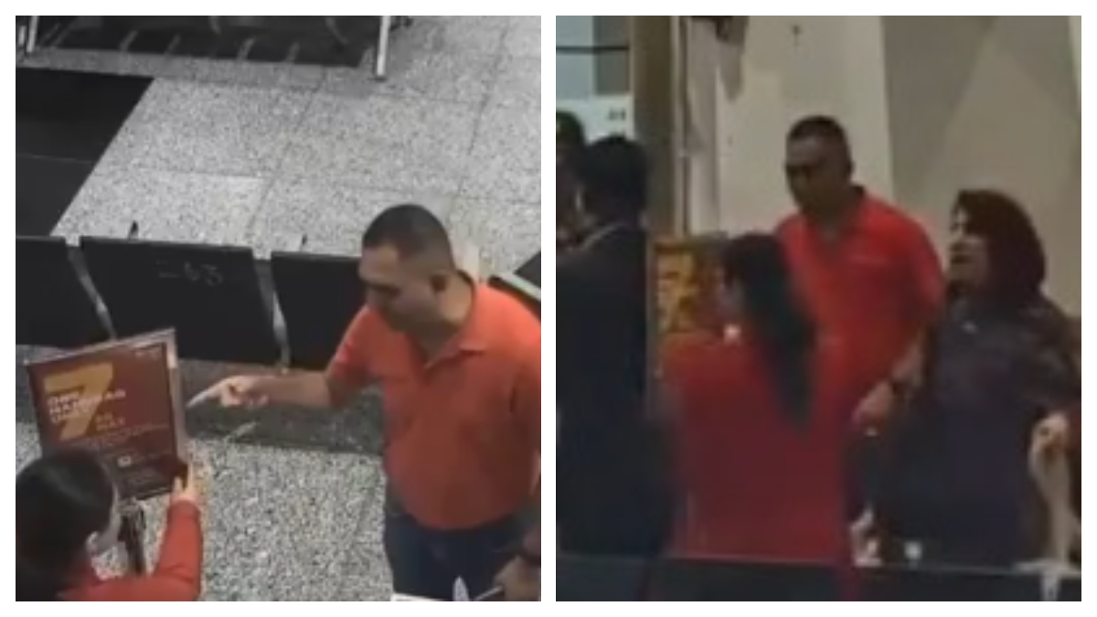 Army officer charged with murderous assault refused to pay for extra luggage, thrashed SpiceJet staff. (Image Source: Screenshot) Army officer charged with murderous assault refused to pay for extra luggage, thrashed SpiceJet staff. (Image Source: Screenshot)