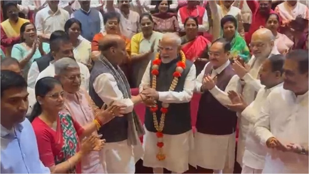 PM Modi Parliamentary meet. PM Modi Parliamentary meet.