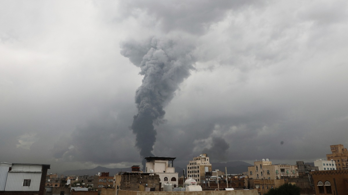 Israel air strikes on Yemen capital Sanaa