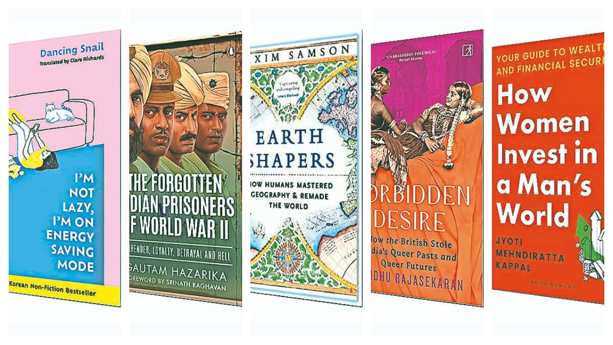 A Selection of New Books on History, Finance, and Self-Care. (Image Source: Company)