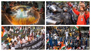 Kolkata and Howrah Erupt in Protests on One-Year Anniversary of RG Kar Doctor's Rape and Murder. (Image Source: PTI)