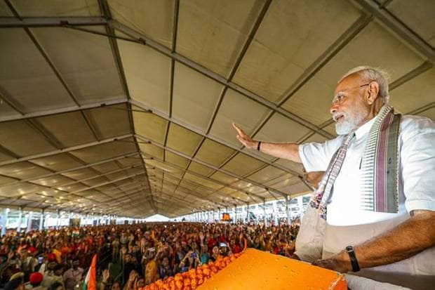 Laid foundation stone for urban water and sanitation projects under AMRUT 2.0. (Photo source: PTI)