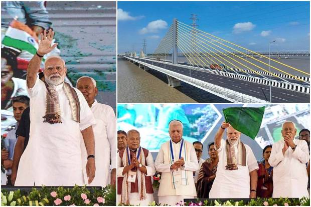 Prime Minister Narendra Modi on Friday visited Gaya, Bihar, where he launched and laid the foundation stone of development projects worth around Rs 13,000 crore. He was accompanied by Chief Minister Nitish Kumar and state leaders. PM Modi flagged two trains, launched new highways, health facilities, bridges, and dedicated key infrastructure projects, including the Buxar Thermal Power Plant. He also inaugurated the Homi Bhabha Cancer Hospital at Muzaffarpur and a series of water supply and sanitation projects under the AMRUT 2.0 scheme. While addressing a rally, he also related Operation Sindoor to India’s new defence resolution, promising jobs, homes and connectivity for the people of Bihar.