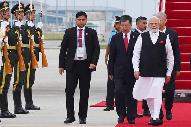 PM Modi mentioned that both countries have recently shown confidence-building measures like joint peace maintenance along the frontier and the restarting of the border trade. (Photo source: PTI)