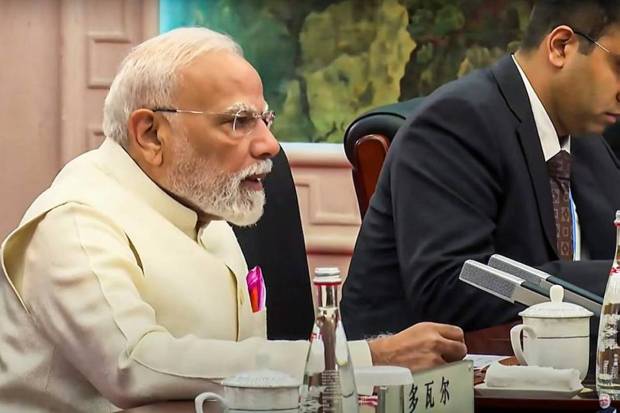 PM Modi stated that India is committed to advancing ties with China. (Photo source: PTI)