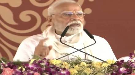 PM Modi attacks opposition in Varanasi PM Modi attacks opposition in Varanasi