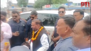 Swami Prasad Maurya: Former UP Minister slapped by 'supporter' in Fatehpur, video goes viral (PTI video screengrab)