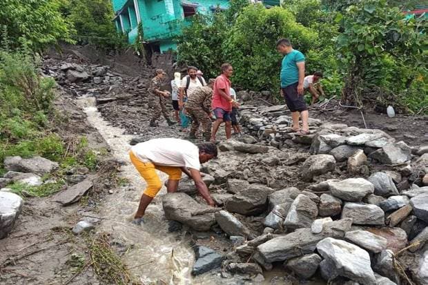 Camps have been set up temporarily to give shelter to the displaced families, and food and basic requirements are being provided. (Photo source: PTI)