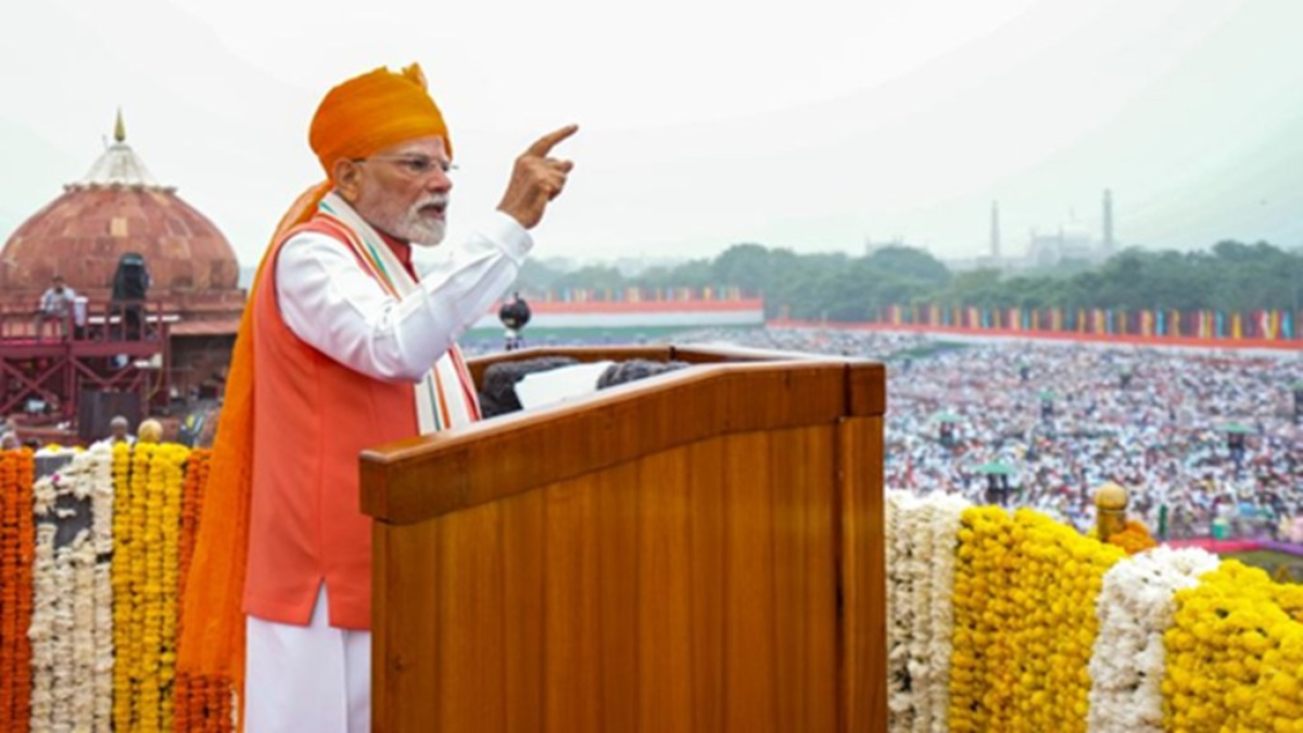 Prime Minister Modi called on India to deepen atmanirbharta. (PTI) Prime Minister Modi called on India to deepen atmanirbharta. (PTI)