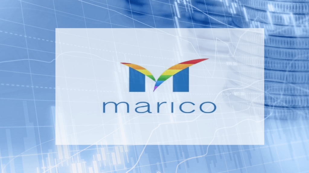 Shares of Marico closed up by 1.79% on the BSE on Monday at Rs 723.15 apiece.  