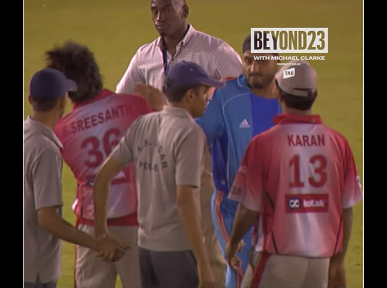 Watch: Harbhajan Singh slaps Sreesanth; Lalit Modi releases video of infamous IPL incident after 18 years (Video screengrab via Instagram)