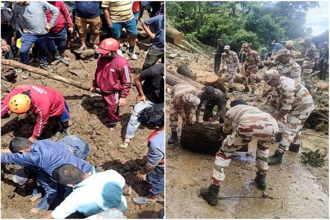 Uttarakhand Chamoli cloudburst rescue operations