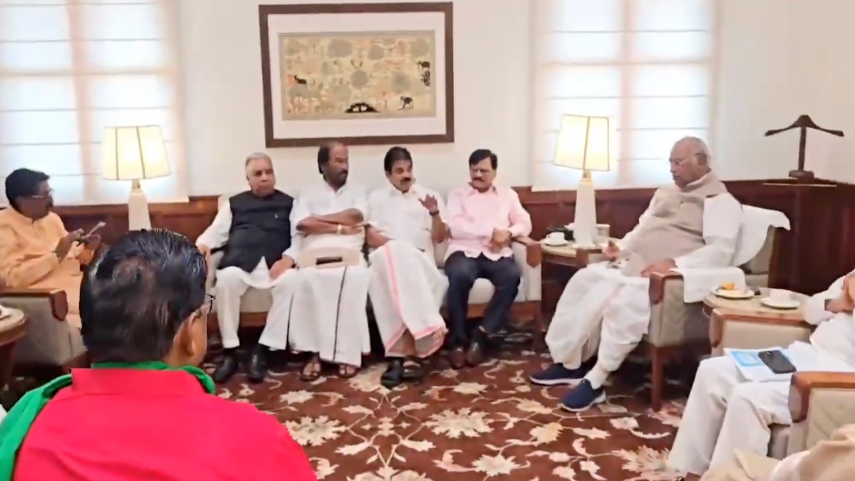 INDIA bloc likely to announce V-P candidate today INDIA bloc likely to announce V-P candidate today