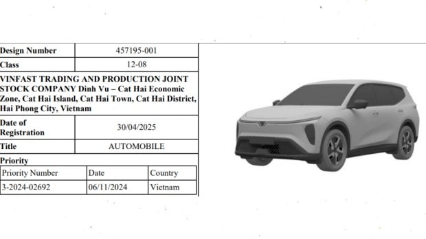 Vinfast VF7 patent
