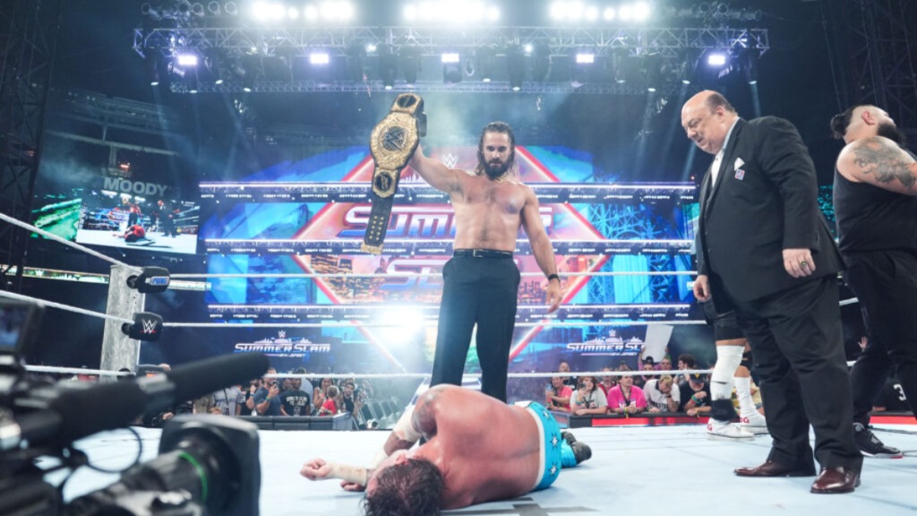 WWE SummerSlam 2025, Seth rollins Triple H CM punk WWE SummerSlam 2025, Seth rollins Triple H CM punk
