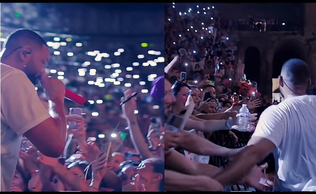 Will Smith using AI? Footage of cheering fans at UK concert prompts outrage on social media (YouTube video screengrab)