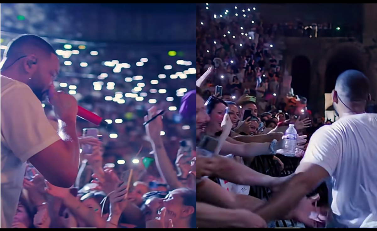 Will Smith using AI? Footage of cheering fans at UK concert prompts outrage on social media (YouTube video screengrab) Will Smith using AI? Footage of cheering fans at UK concert prompts outrage on social media (YouTube video screengrab)