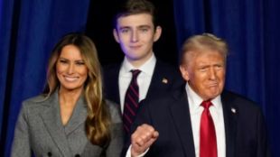 Barron Trump soccer