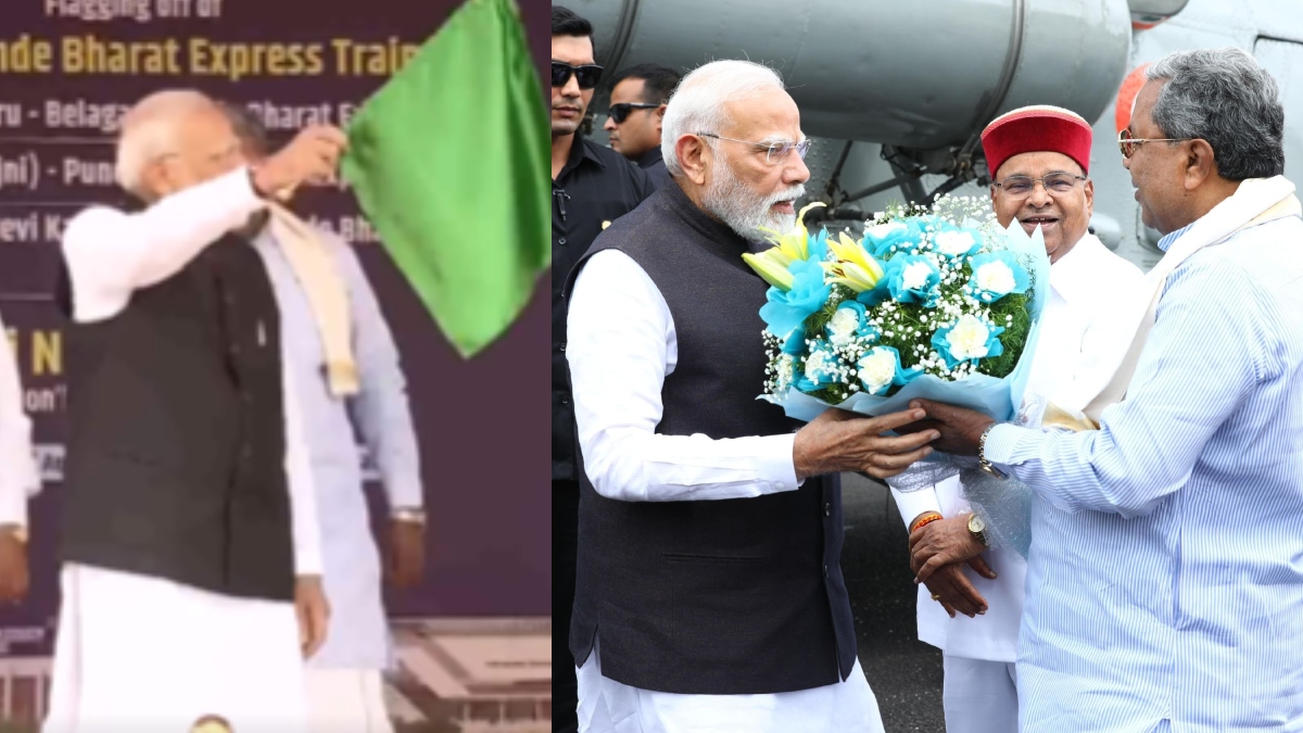 Live | PM Modi in Bengaluru to launch RV Road-Bommasandra metro line, flagged off 3 Vande Bharat trains - Full schedule Live | PM Modi in Bengaluru to launch RV Road-Bommasandra metro line, flagged off 3 Vande Bharat trains - Full schedule