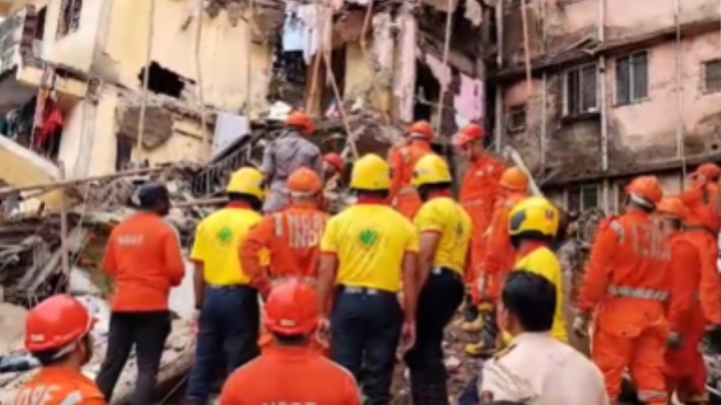 Virar building collapse: Two dead, up to 20 feared trapped as a section of Ramabai Apartment reduced to debris