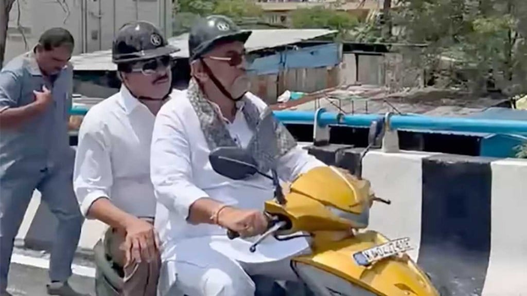 Karnataka Deputy CM DK Shivakumar violates traffic law