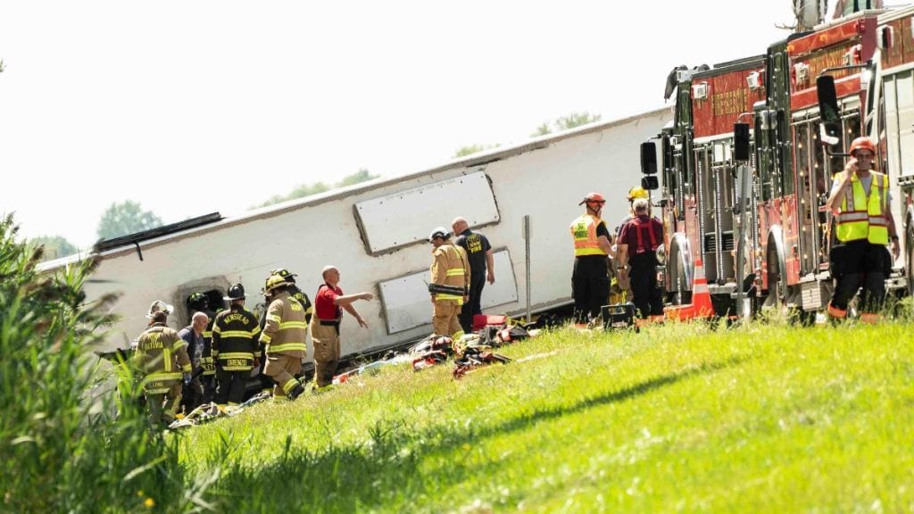 New York Bus crash
