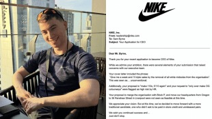 An entrepreneur shared on LinkedIn that Nike first rejected his application for the company’s CEO position, only to come back later with an offer.