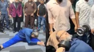 Owaisi workout video in Hyderabad gym