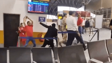 The army officer, who assaulted SpiceJet staff at Srinagar airport, has been put on the no-fly list for five years. The army officer, who assaulted SpiceJet staff at Srinagar airport, has been put on the no-fly list for five years.