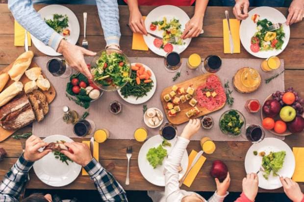  Eat whole foods: Fresh vegetables, nuts, fish, and fruits boost brain health and keep stress hormones balanced. (Photo source: Canva)
