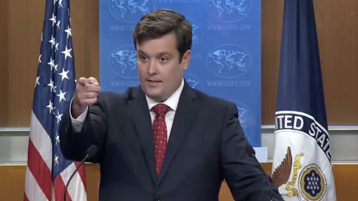 Principal Deputy Spokesperson for the US Department of State, Tommy Pigott.