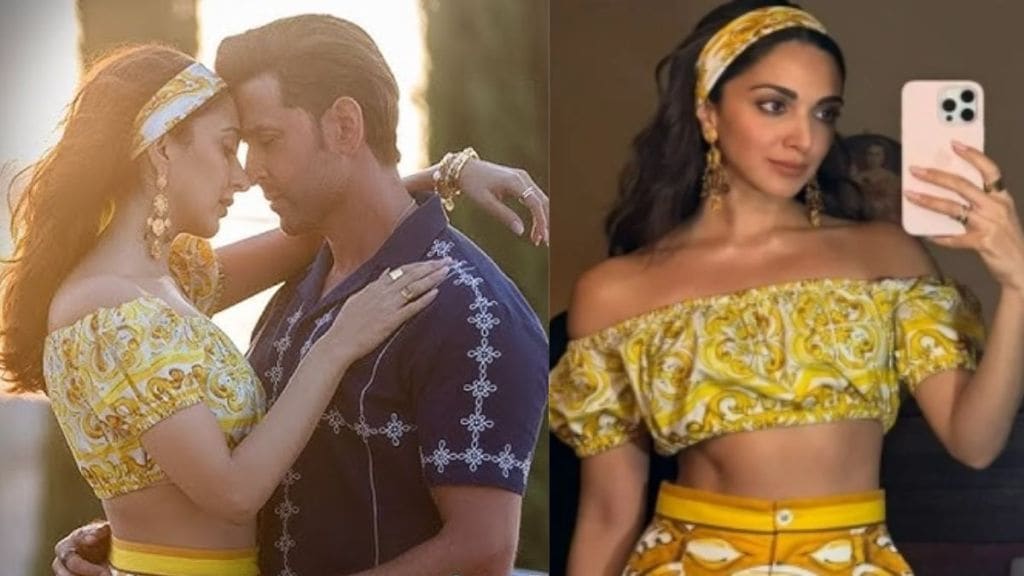 Kiara Advani Aavan Jaavan song yellow outfit